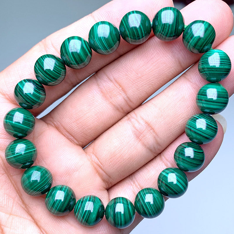 Natural Banded Malachite Bracelet