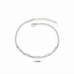 S925 Sterling Silver Cubic Zirconia Bracelet