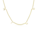 S925 Sterling Silver "NICE" Letter Necklace
