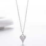 S925 Sterling Silver Heart Necklace