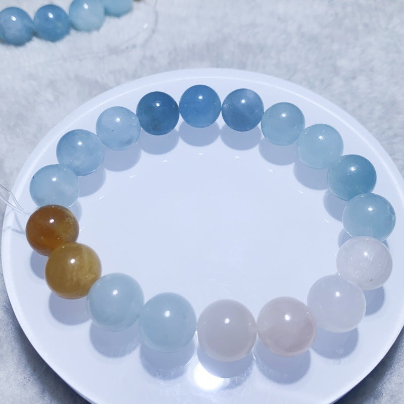 Natural Gradient Morganite Bracelet