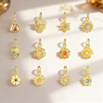 S925 Sterling Silver Pendant Set with Multi-colored Cubic Zirconia