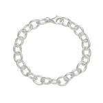 S925 Sterling Silver Heavy Industry Circle Bracelet