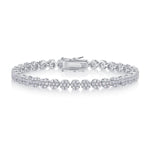 S925 Sterling Silver Moissanite Tennis Bracelet