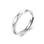 S925 Sterling Silver Moissanite Couple Rings