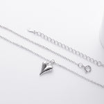 S925 Sterling Silver Heart Necklace