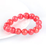 High-quality natural ice-grade rhodochrosite bracelet