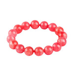 High-quality natural ice-grade rhodochrosite bracelet