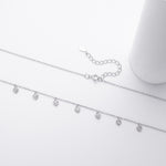 S925 pure silver zirconia ins exclusive necklace