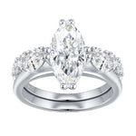 S925 Silver Stackable Moissanite Ring