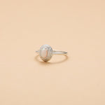 S925 Sterling Silver Opal Ring