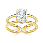 S925 Silver "New Chinese Style" Traditional-Craft Moissanite Ring