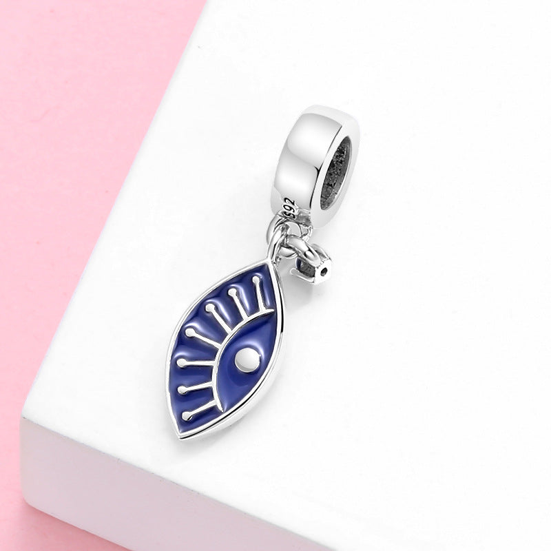 S925 Sterling Silver Eye of Providence Zircon Pendant