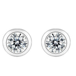 S925 Silver Moissanite "Perception Bubble" Stud Earrings