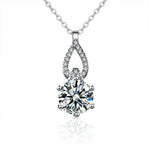 S925 Sterling Silver Moissanite Necklace