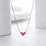 S925 Sterling Silver Niche Design Zirconia Necklace