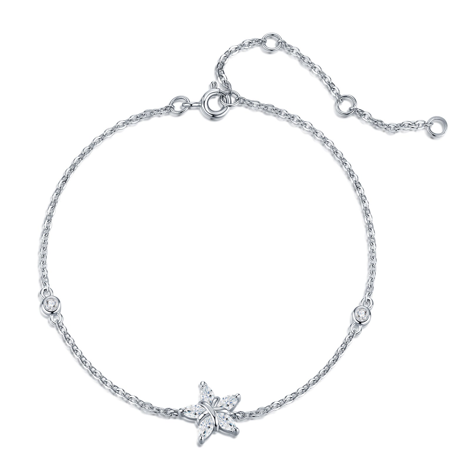 Non-tarnishing s925 Silver Moissanite Bracelet