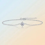 Minimalist S925 Silver Moissanite Bracelet