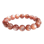 Natural Pink Lepidolite Crystal Bracelet