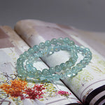 Natural Topaz and Crystal Bracelet