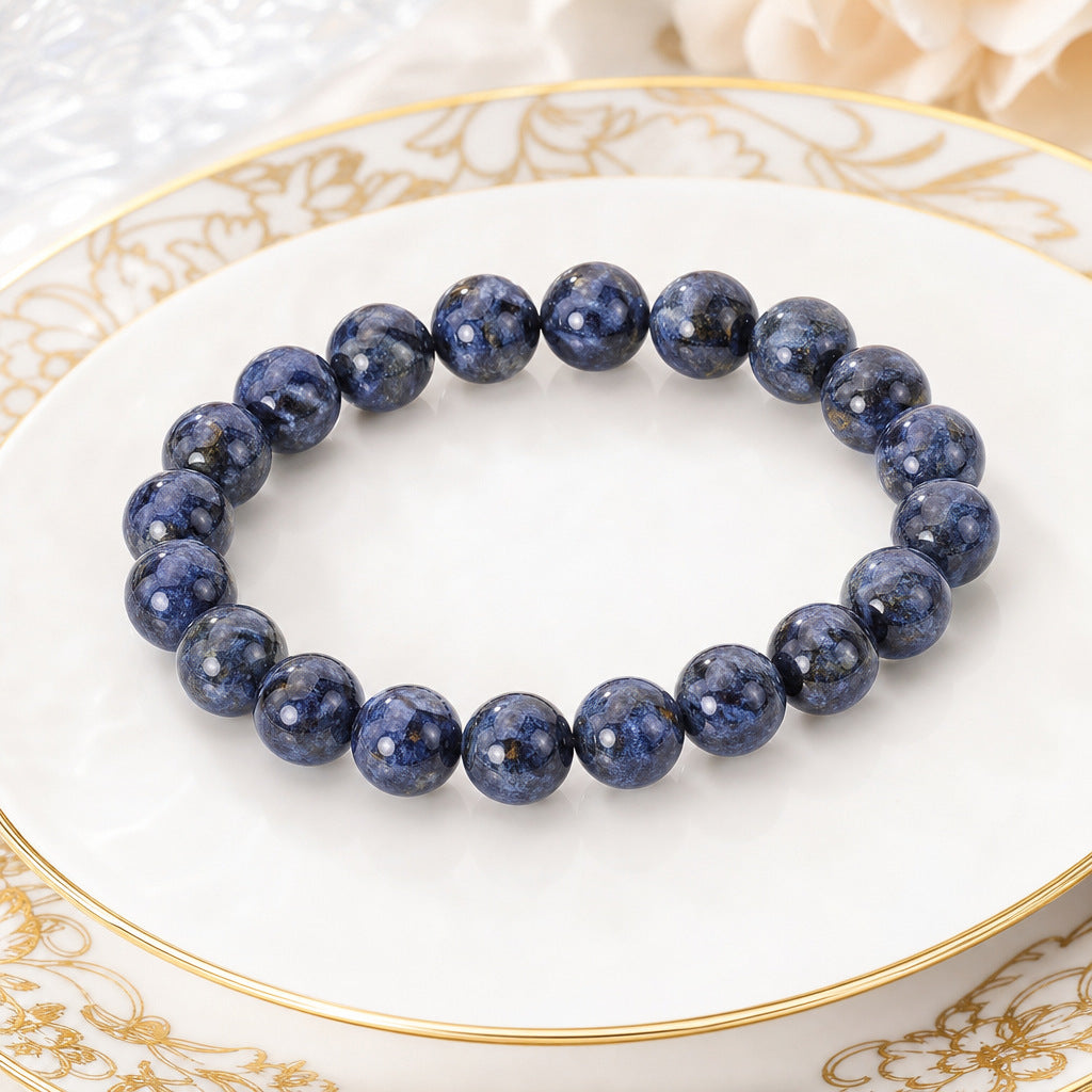 Natural Blue Pietersite Crystal Bracelet