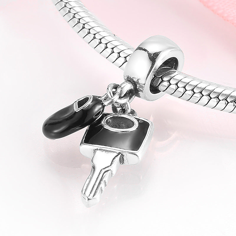 S925 Sterling Silver Key Creative Pendant