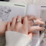 S925 Sterling Silver Eiffel Tower Moissanite Ring