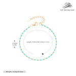 S925 Sterling Silver Bracelet with Colorful Enamel Detail