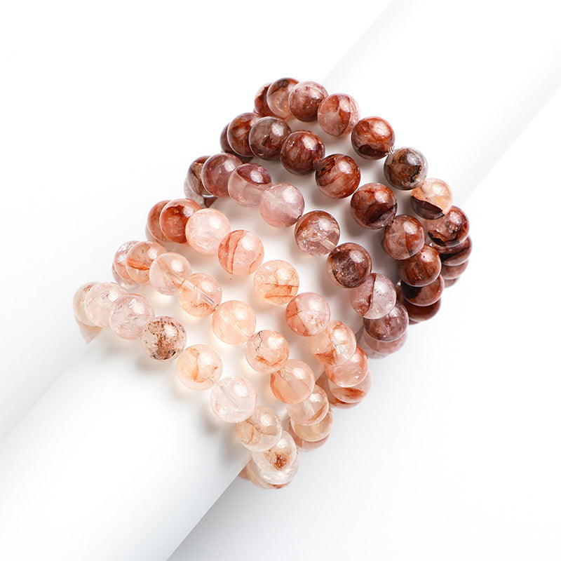 Natural Red Phantom Quartz Bracelet