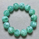 Natural Feather Fluorite Single-Strand Bracelet