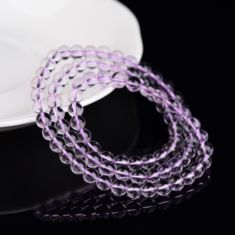 Natural Amethyst Multi-Strand Bracelet