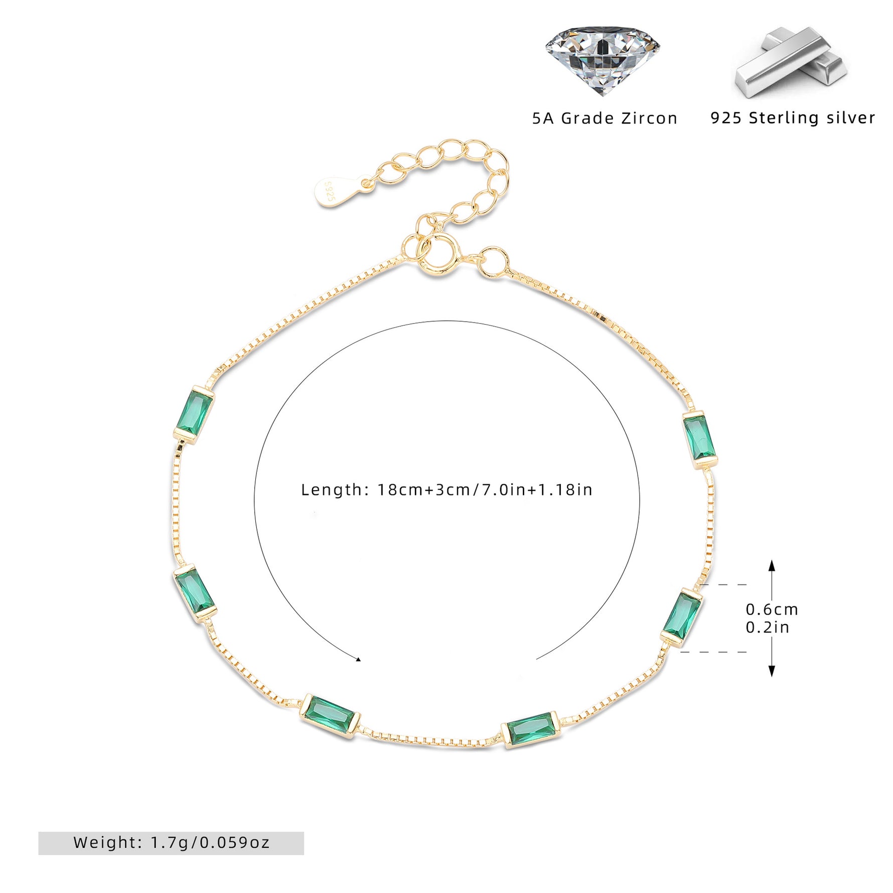S925 Sterling Silver Bracelet