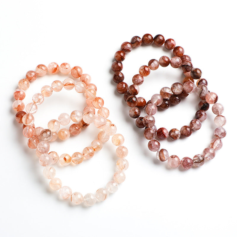 Natural Red Phantom Quartz Bracelet