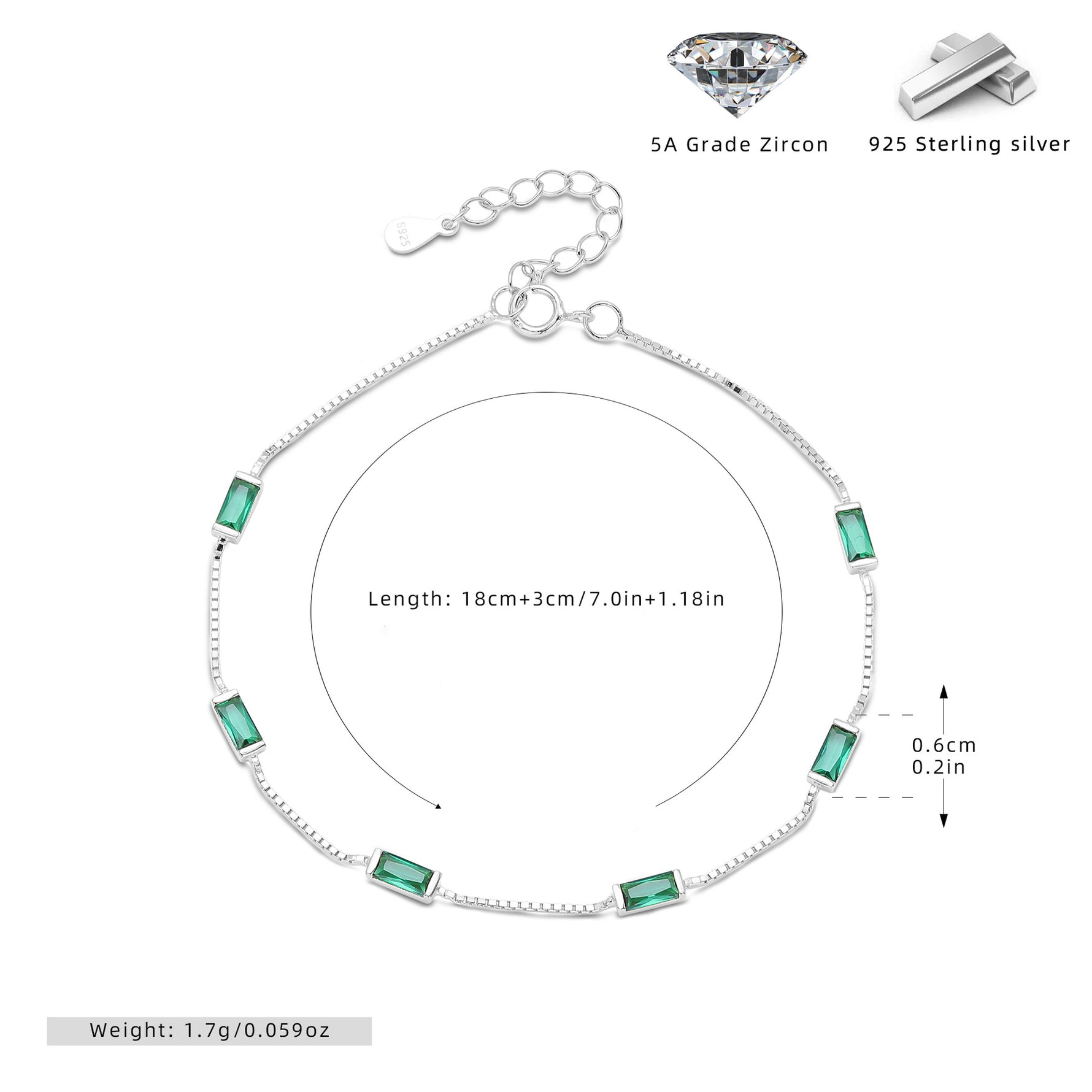 S925 Sterling Silver Bracelet