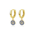 925 Sterling Silver Micro-Pave Zircon Huggie Earrings