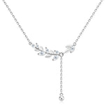 S925 Sterling Silver Moissanite Panicle Necklace