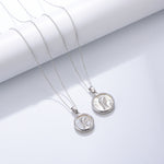 S925 Sterling Silver Natural White Shell Necklace