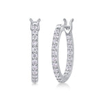 S925 Silver Shimmering Moissanite Earrings