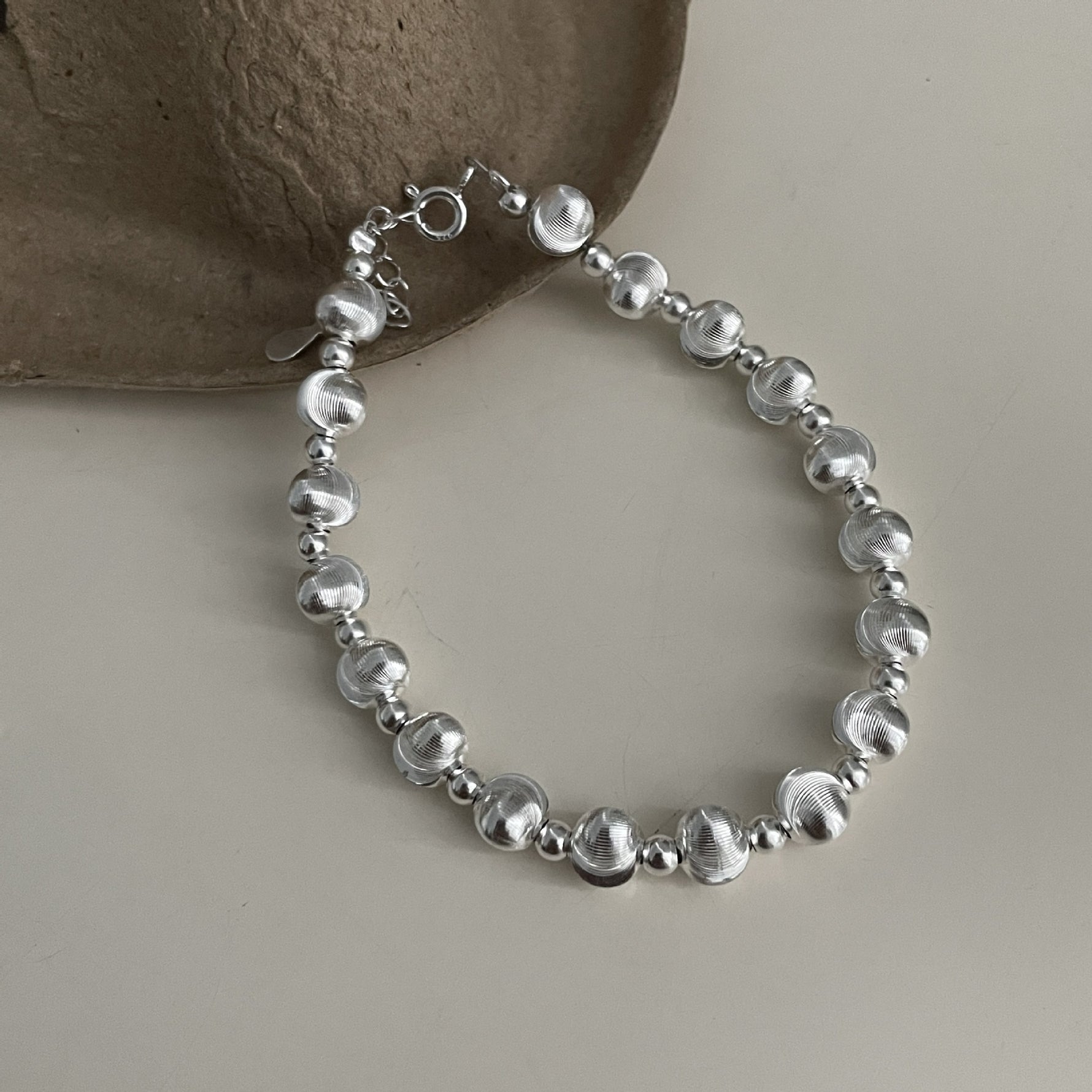 925 Sterling Silver Cat's Eye Bracelet