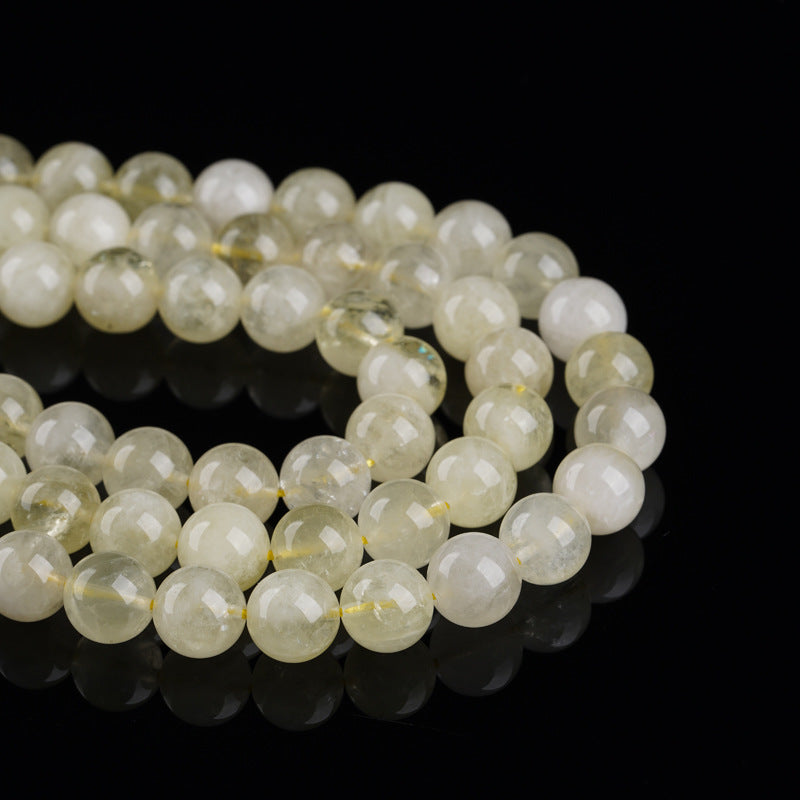 Lemon Citrine Round Beads – Wholesale DIY Accessories for Bracelets and Necklaces