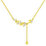 S925 Sterling Silver Moissanite Panicle Necklace