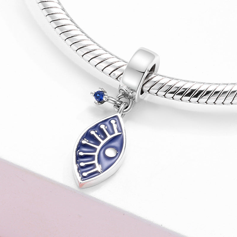 S925 Sterling Silver Eye of Providence Zircon Pendant