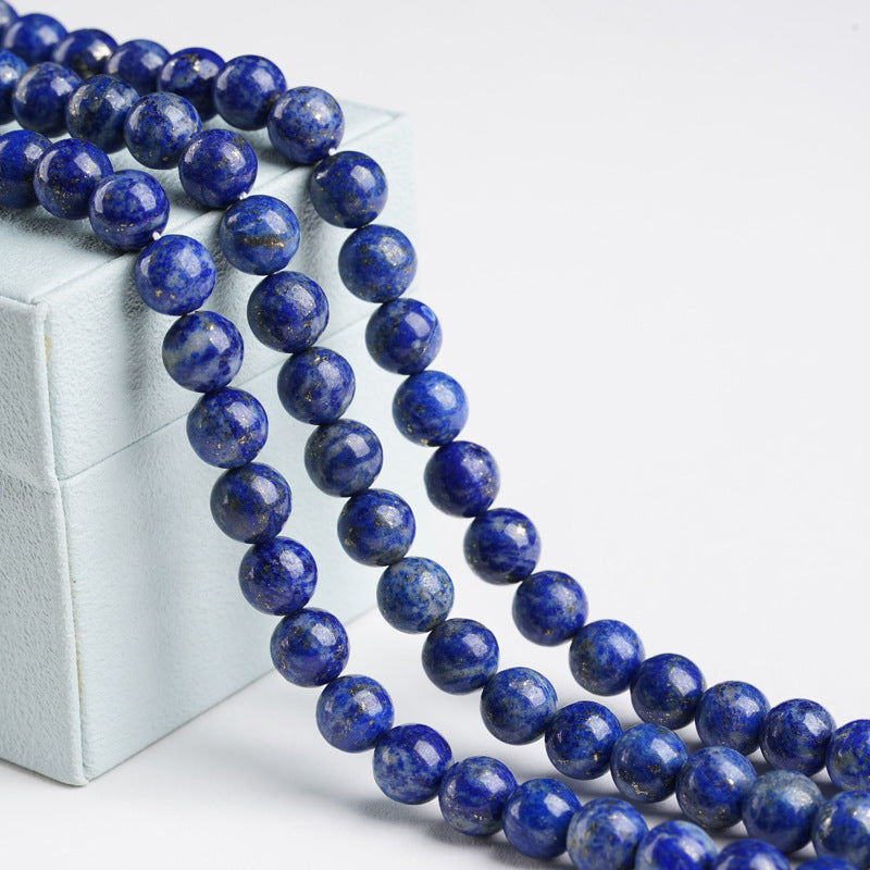 Natural Lapis Lazuli Bead Prayer Bracelet