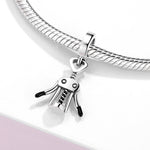 S925 Sterling Silver Creative Bottle Opener Pendant