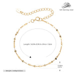 S925 Sterling Silver Sequin Bracelet