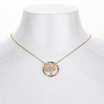 S925 Sterling Silver Colored Zircon Tree of Life Necklace
