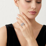 S925 Silver Moissanite Ring