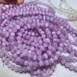 Natural Multi-Strand Dark Kunzite Crystal Bracelet with Cat's-Eye Effect