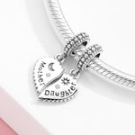 S925 Sterling Silver Heart-Shaped Zircon Pendant