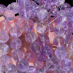 Natural Purple Azeztulite and Ametrine Bracelet